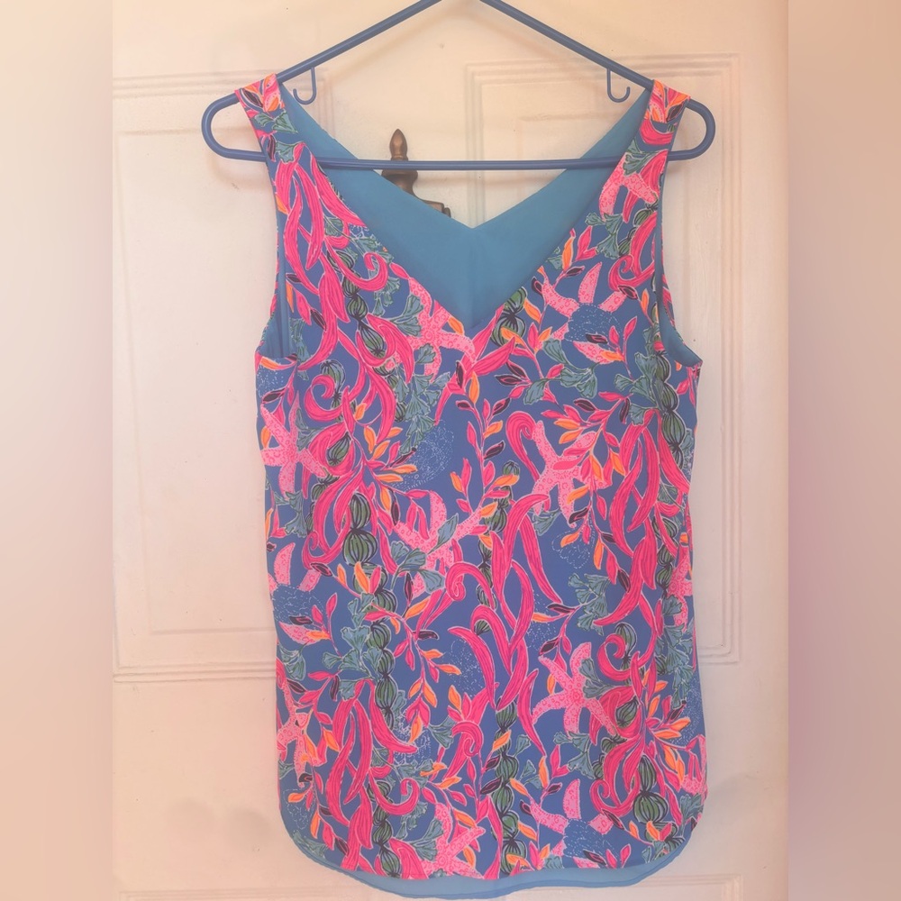 Floral Sleeveless Top - Reversible! Looks like a Lilly!?